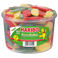Haribo Super Gurken, Fruchtgummi sauer, 150 Stück