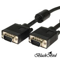BLACKBIRD Kábel VGA monitor Összekötő 5m, Male/Female, Árnyékolt (BH1279)