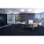LED Büro-Stehleuchte OFFICE THREE MOTION, UGR >16, mit Sensor + Touch-Dimmer, 80W 4000K 9600lm 110/50°, aluminium