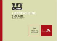 Lieferscheinbuch A6q 3x50Bl ALPINA A5017Q ASD selbstd.