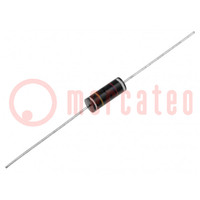 Inductance: axial; THT; 1mH; 70mA; 17,5Ω; Ø4,11x10,41mm; ±10%