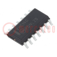 IC: digital; NOT; Ch: 6; IN: 1; CMOS; SMD; SO14; 2÷5,5VDC; -55÷125°C