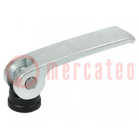 Lever; clamping; Thread len: 10mm; Lever length: 63mm
