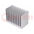 Heatsink: extruded; grilled; natural; L: 50mm; W: 95mm; H: 70mm; raw