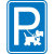 Hundeparkplatz (Symbolschild) Hinweisschild für Gewerbe und Privat,Alu,15x20 cm