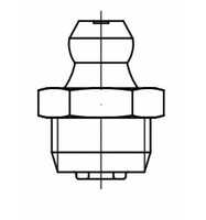 DIN 71412 Kegel-Schmiernippel M 6 x 1 x 5,5, Form A, A4 blank