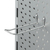 Haki podwójne wciskane / System haków do ścian perforowanych / Podwójne haki do ścian perforowanych bez mostka z drutu | 3,4 mm 200 mm
