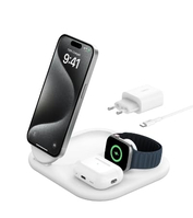 BELKIN BOOST CHARGE 3IN1 QI2 15W MAGN.CHARG.STAND WH. WIZ029VFWH