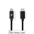 LIGHTNING CÂBLE | USB 2.0 | APPLE LIGHTNING À 8 BROCHES | USB-C? MÂLE | 480 MBPS | PLAQUÉ NICKEL | 1.00 M | ROND | PVC | NOIR |