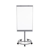 Whiteboard / Flipchart MULTIBOARD silber höhenverstellbar / magnetisch hjh OFFICE