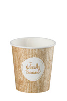 Gobelet &#34;Bioware&#34; compostable jetable carton 10 cl - Lot de 400