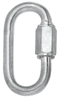Schnellverschluss/Verbindungsstück; 2.5x4.8x0.5 cm (BxHxØ); silber