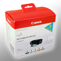 5 Canon Tinten 1033B013 PGI-9 Multipack je 1 x MBK / PC / PM / R / G