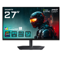 GIGABYTE MO27Q2A 27” OLED 2K QHD Gaming Monitor - 2560 x 1440, 280Hz, 0.03ms, 250 cd/m², FreeSync Premium Pro, DisplayHDR True Black 400, HDMI 2.1, Displayport 1.4