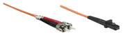 Intellinet 2m MTRJ/SC fibre optic cable MT-RJ Orange