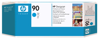 HP 90 Cyan DesignJet Druckkopf und Druckkopfreiniger