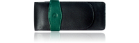 Pelikan TG 32 Trousse à crayons Cuir Noir, Vert