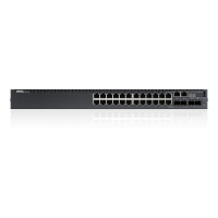 DELL PowerConnect N3024 Vezérelt L3 Gigabit Ethernet (10/100/1000) 1U Fekete