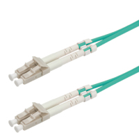 ROLINE Fibre Optic Jumper Cable, 50/125µm, LC/LC, OM3, turquoise 5 m cable de fibra optica Turquesa