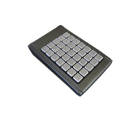 Active Key AK-S100-UW-B/35 Tastatur USB Schwarz, Silber