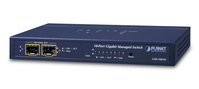 PLANET IPv4/IPv6 Managed 8-Port L2/L4 Gigabit Ethernet (10/100/1000) Power over Ethernet (PoE) Blauw