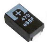 Panasonic 4TPF470ML capacitors Zwart Vlak DC