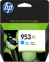 HP Cartucho de tinta Original 953XL de alto rendimiento cian