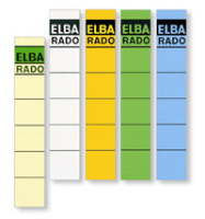 Elba Spine Label for Lever Arch Files 190 x 34 mm Buff selbstklebendes Etikett Mehrfarbig 10 Stück(e)