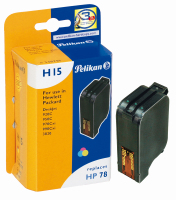 Pelikan H15 inktcartridge 1 stuk(s) Cyaan, Magenta, Geel