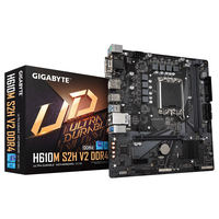 Gigabyte H610M S2H V2 DDR4 Motherboard - Supports Intel Core 14th CPUs, 6+1+1 Hybrid Phases Digital VRM, up to 3200MHz DDR4 (OC), 1xPCIe 3.0 M.2, GbE LAN, USB 3.2 Gen 1