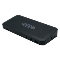 Origin Storage K37060UK-OS laptop dock & poortreplicator Docking USB 3.2 Gen 1 (3.1 Gen 1) Type-C Zwart