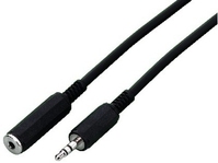 Monacor MEC-635 audio kabel 6 m 3.5mm Zwart