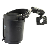 RAM Mounts Level Cup 16oz Drink Holder with Torque Medium Rail Base