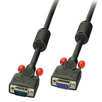 Lindy 2m Premium SVGA Monitor Extension Cable, Black