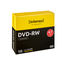 Intenso DVD-RW 4.7GB, 4x 4,7 GB 10 stuk(s)