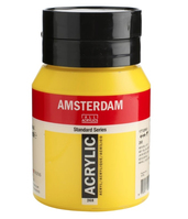 Amsterdam Standard Acrylfarbe 500 ml Gelb Flasche