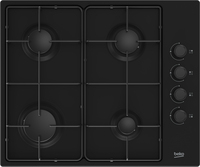 Beko HIBG64120SB hobs Negro Integrado 60 cm Encimera de gas 4 zona(s)