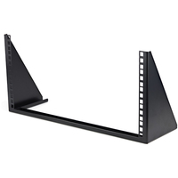 StarTech.com 5U Vertical Wall Mount Rack - 19in Low Profile Open Wall Mounting Bracket - Network/Server Room/Data/AV/IT/Patch Panel/Communication/Computer Equipment - w/ Cage Nu...