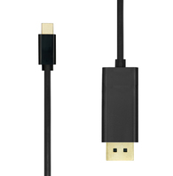 ProXtend USBC-DP-0005 video átalakító kábel 0,5 M USB C-típus DisplayPort Fekete