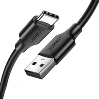 Ugreen 60117 USB kábel USB 2.0 1,5 M USB A USB C Fekete
