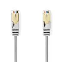 Nedis CCGL85121GY05 cable de red Gris 0,5 m Cat5e SF/UTP (S-FTP)