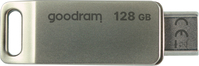 Goodram ODA3 lecteur USB flash 128 Go USB Type-A / USB Type-C 3.2 Gen 1 (3.1 Gen 1) Argent