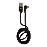LC-Power LC-C-USB-MICRO-1M-2 USB-kabel USB A Micro-USB B Zwart