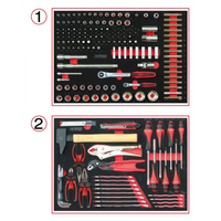 KS Tools 714.0184 Boîte à outils Multicolore