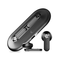 Ksix BXTW05N hoofdtelefoon/headset Draadloos In-ear Oproepen/muziek USB Type-C Bluetooth Zwart
