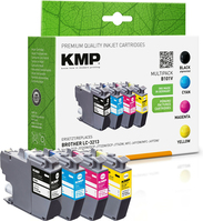 KMP B101V inktcartridge 4 stuk(s) Compatibel Zwart, Cyaan, Magenta, Geel