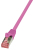 LogiLink Cat.6 S/FTP, 1m networking cable Pink Cat6 S/FTP (S-STP)