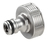 Gardena 18242-50 water hose fitting Hose connector Metal Silver 1 pc(s)