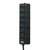 Adesso AUH-3070P interface hub USB 3.2 Gen 1 (3.1 Gen 1) Type-A 5000 Mbit/s Black