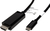 ROLINE 11045843 5 M USB C-típus HDMI A-típus (Standard) Fekete
